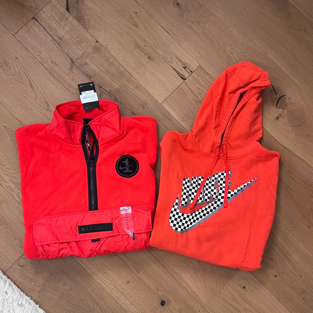 Orange Nike Sweatshirt Bundle size XL
